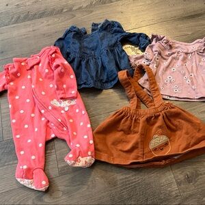 Carters & modern moments sleepers, outfits, shoes